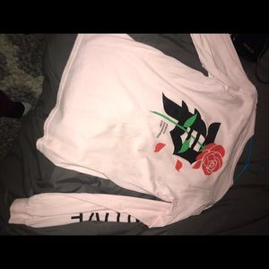 Men’s primitive brand light pink long sleeve shirt